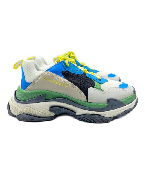 BALENCIAGA（バレンシアガ）BALENCIAGA (バレンシアガ) TRIPLE S Trainers ブルー×ホワイト サイズ:42の古着・服飾アイテム