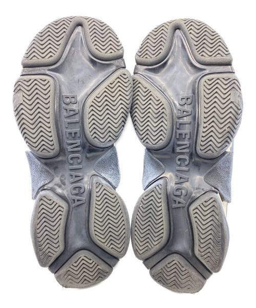 BALENCIAGA（バレンシアガ）BALENCIAGA (バレンシアガ) TRIPLE S Trainers ブルー×ホワイト サイズ:42の古着・服飾アイテム