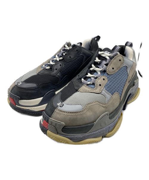 BALENCIAGA（バレンシアガ）BALENCIAGA (バレンシアガ) Triple-S  ブラック×グレー サイズ:43の古着・服飾アイテム