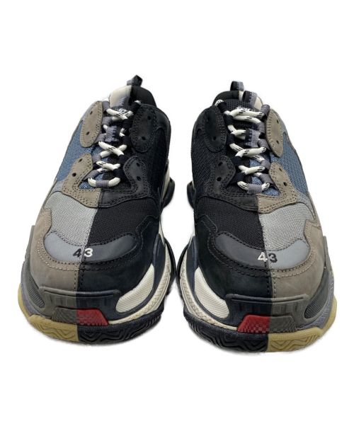 BALENCIAGA（バレンシアガ）BALENCIAGA (バレンシアガ) Triple-S  ブラック×グレー サイズ:43の古着・服飾アイテム