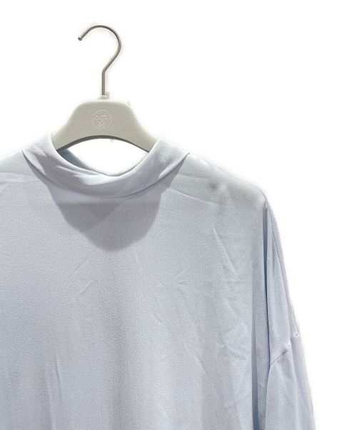 HERMES（エルメス）HERMES (エルメス) シルクボウタイワンピース ライトブルー サイズ:38の古着・服飾アイテム