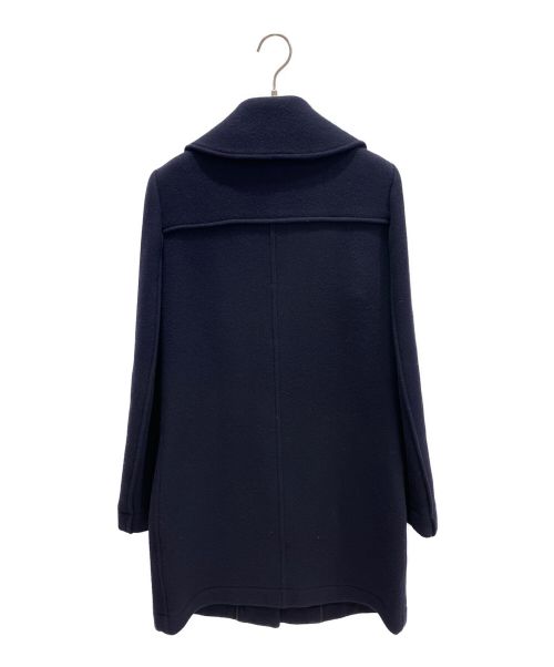 CHANEL（シャネル）CHANEL (シャネル) ウールロングコート ネイビー サイズ:36の古着・服飾アイテム