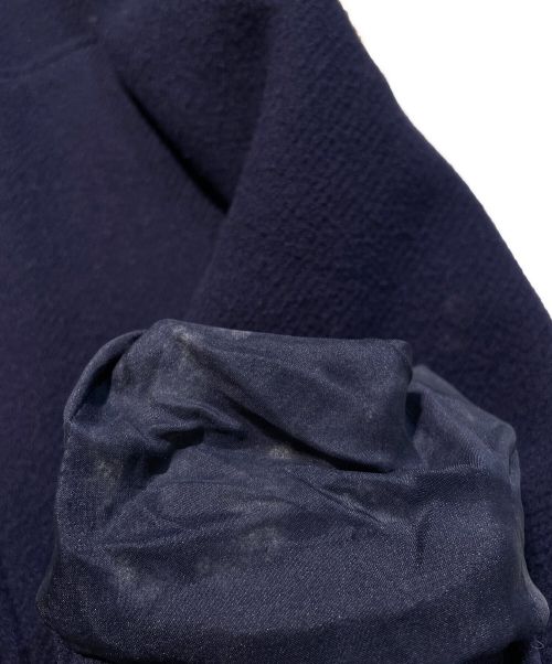 CHANEL（シャネル）CHANEL (シャネル) ウールロングコート ネイビー サイズ:36の古着・服飾アイテム