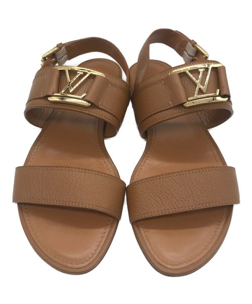 LOUIS VUITTON（ルイ ヴィトン）LOUIS VUITTON (ルイ ヴィトン) サンダル ブラウン サイズ:37 1/2の古着・服飾アイテム