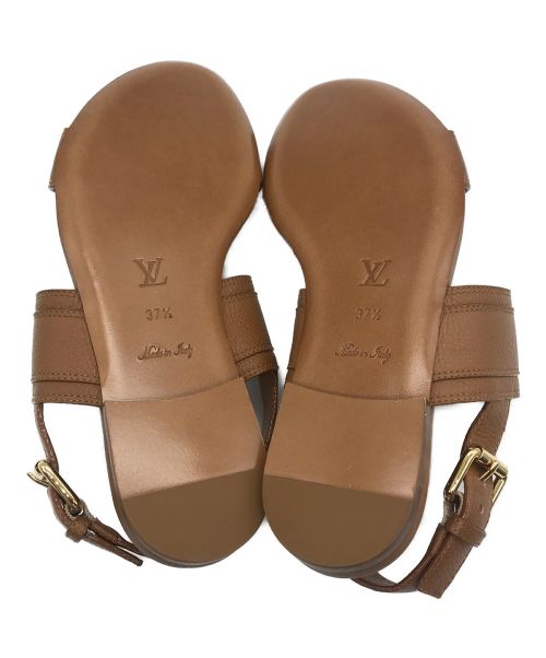 LOUIS VUITTON（ルイ ヴィトン）LOUIS VUITTON (ルイ ヴィトン) サンダル ブラウン サイズ:37 1/2の古着・服飾アイテム