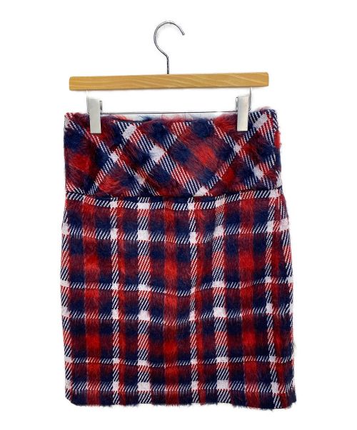 LOUIS VUITTON（ルイ ヴィトン）LOUIS VUITTON (ルイ ヴィトン) シャギーチェックスカート サイズ:M 未使用品の古着・服飾アイテム