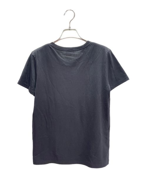 CELINE（セリーヌ）CELINE (セリーヌ) ロゴプリントTシャツ ブラック サイズ:XSの古着・服飾アイテム