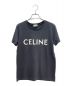 CELINE（セリーヌ）の古着「ロゴプリントTシャツ」｜ブラック