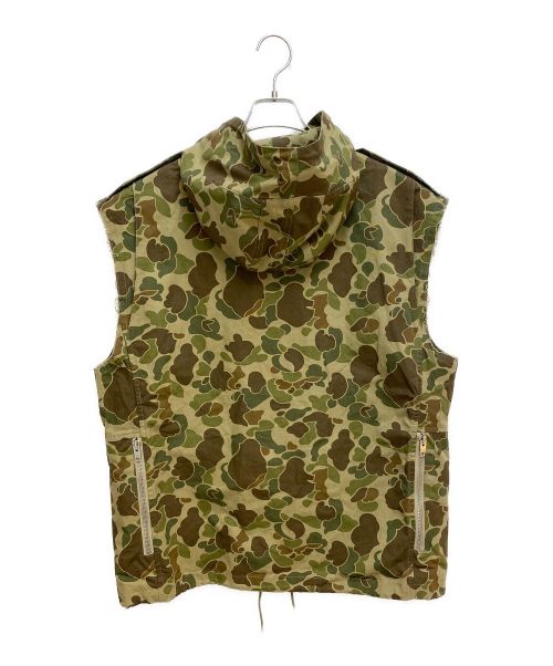 CELINE（セリーヌ）CELINE (セリーヌ) 22SS ミリタリーベスト / コットン マルチカラー オリーブ サイズ:46の古着・服飾アイテム