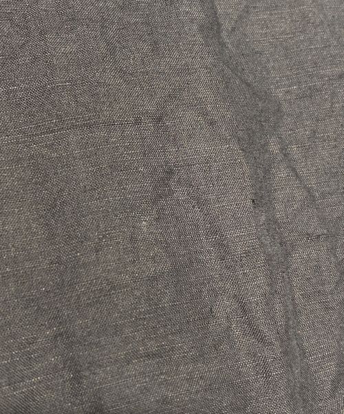 Saint Laurent Paris（サンローランパリ）Saint Laurent Paris (サンローランパリ) リネンレースアップシャツ ブラック サイズ:40の古着・服飾アイテム