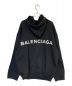 BALENCIAGA（バレンシアガ）の古着「Back Logo Hoodie」｜ブラック