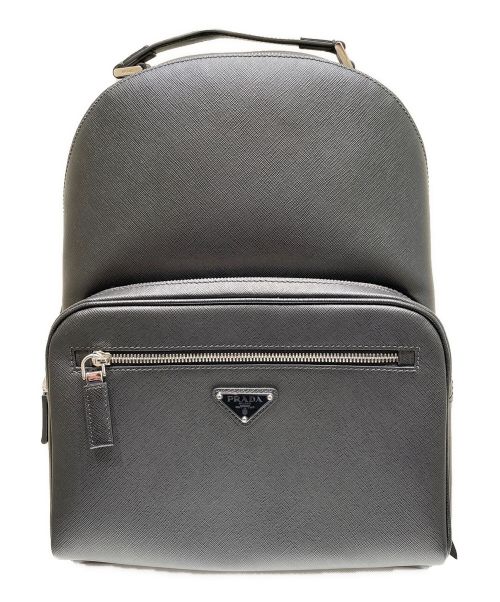 PRADA（プラダ）PRADA (プラダ) サフィアーノトラベルバックパック ブラック サイズ:-の古着・服飾アイテム