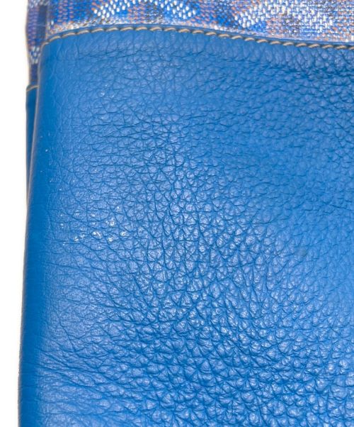 GOYARD（ゴヤール）GOYARD (ゴヤール) フィジーワンショルダーバッグ ブルーの古着・服飾アイテム