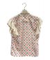 LOUIS VUITTON (ルイ ヴィトン) モノグラムフリルボウタイブラウス オフホワイト サイズ:36：74800円