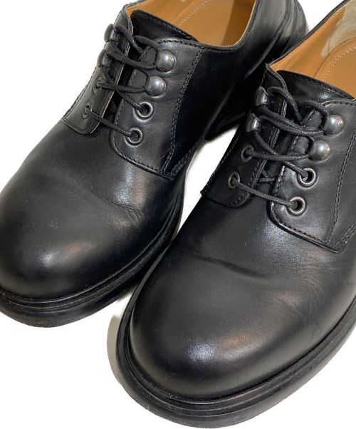 Maison Margiela（メゾンマルジェラ）Maison Margiela (メゾン マルジェラ) ダービーシューズ ブラック サイズ:39の古着・服飾アイテム