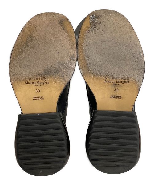 Maison Margiela（メゾンマルジェラ）Maison Margiela (メゾン マルジェラ) ダービーシューズ ブラック サイズ:39の古着・服飾アイテム