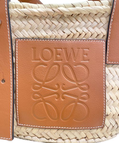LOEWE（ロエベ）LOEWE (ロエベ) スモールバスケットバッグ ナチュラル×タン サイズ:スモールの古着・服飾アイテム