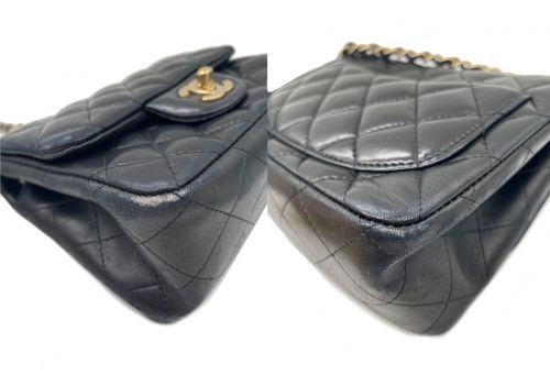 CHANEL（シャネル）CHANEL (シャネル) ミニマトラッセ ブラック サイズ:-の古着・服飾アイテム