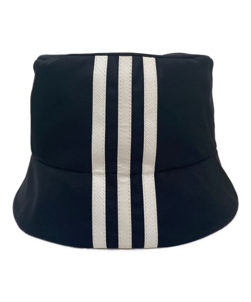 PRADA（プラダ）PRADA×adidas (プラダ × アディダス) バケットハット ブラック サイズ:FREEの古着・服飾アイテム