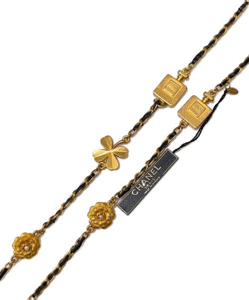 CHANEL（シャネル）CHANEL (シャネル) ヴィンテージアイコンチャームロングネックレス GPゴールドの古着・服飾アイテム