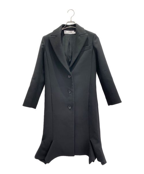 Christian Dior（クリスチャン ディオール）Christian Dior (クリスチャン ディオール) マーメイドチェスターコート ブラック サイズ:36の古着・服飾アイテム