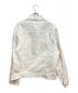 Maison Margiela  (メゾンマルジェラ) ブリーチデニムジャケット ホワイト×ベージュ サイズ:48：44800円