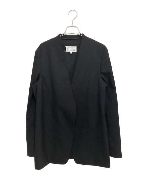 Maison Margiela（メゾンマルジェラ）Maison Margiela (メゾンマルジェラ) ノーカラージャケット ブラック サイズ:44の古着・服飾アイテム