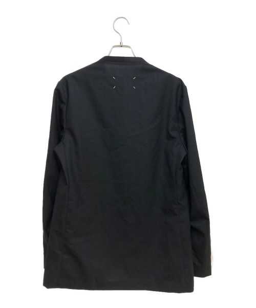 Maison Margiela（メゾンマルジェラ）Maison Margiela (メゾンマルジェラ) ノーカラージャケット ブラック サイズ:44の古着・服飾アイテム