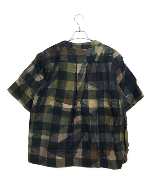 sacai（サカイ）sacai (サカイ) Plaid Pullover オリーブ サイズ:2の古着・服飾アイテム