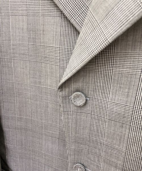 Dior（ディオール）Dior (ディオール) PRINCES OF WALES JACKET グレー サイズ:44の古着・服飾アイテム