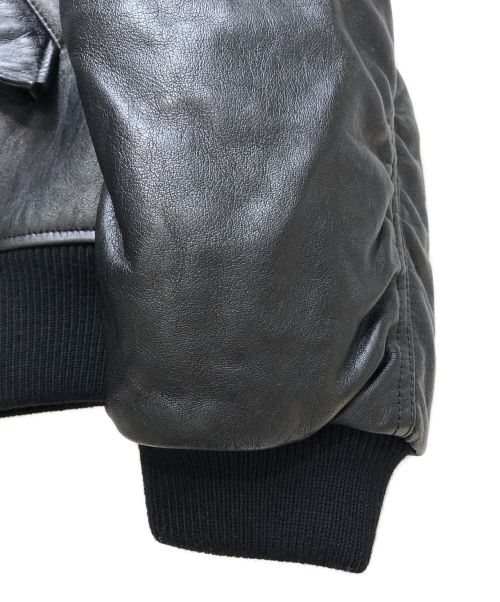 PRADA（プラダ）PRADA (プラダ) 21AW ナッパレザー ボンバージャケット ブラック サイズ:46の古着・服飾アイテム