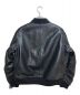 PRADA (プラダ) 21AW ナッパレザー ボンバージャケット ブラック サイズ:46：428000円