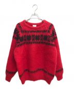 CELINEセリーヌ）の古着「BOXY SWEATER」｜レッド