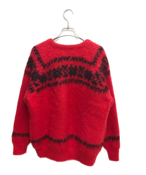 CELINE（セリーヌ）CELINE (セリーヌ) BOXY SWEATER レッド サイズ:XSの古着・服飾アイテム