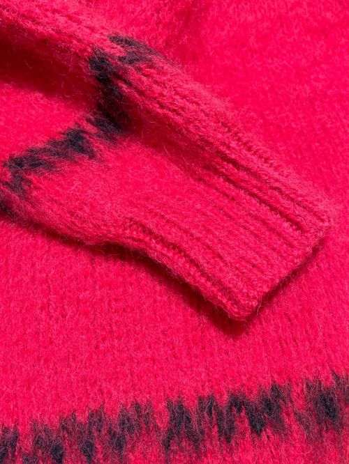 CELINE（セリーヌ）CELINE (セリーヌ) BOXY SWEATER レッド サイズ:XSの古着・服飾アイテム