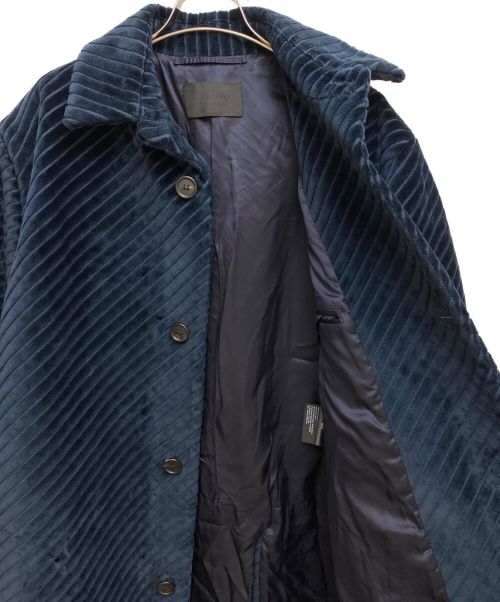 PRADA（プラダ）PRADA (プラダ) コーデュロイコート ネイビー サイズ:46の古着・服飾アイテム