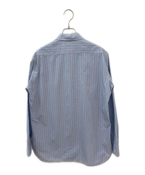 Maison Margiela（メゾンマルジェラ）Maison Margiela (メゾンマルジェラ) ストライプシャツ スカイブルー サイズ:36の古着・服飾アイテム