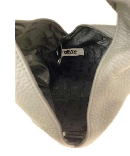 MM6 Maison Margiela（エムエムシックスメゾンマルジェラ）MM6 Maison Margiela (エムエムシックス メゾンマルジェラ) Japaneseレザースモールバッグ ブラック サイズ:スモールの古着・服飾アイテム