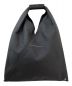 MM6 Maison Margiela（エムエムシックス メゾンマルジェラ）の古着「Japaneseレザースモールバッグ」｜ブラック