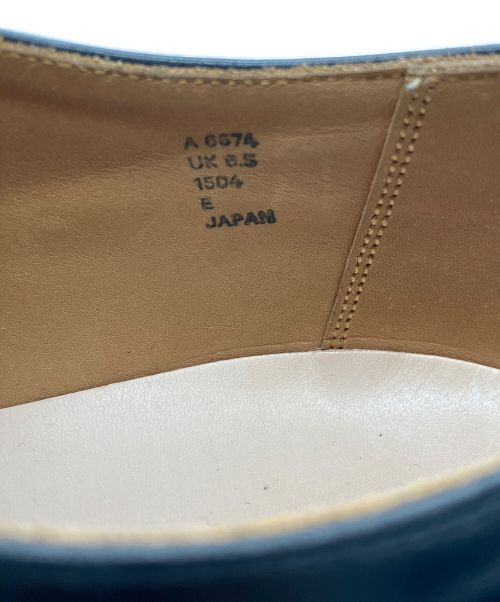 CALMANTHOLOGY（カルマンソロジー）CALMANTHOLOGY (カルマンソロジー) ダブルモンクストラップシューズ ブラック サイズ:6.5の古着・服飾アイテム