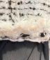 中古・古着 CHANEL (シャネル) ツイード スパンコール シフォンノーカラージャケット アイボリー サイズ:40：69800円