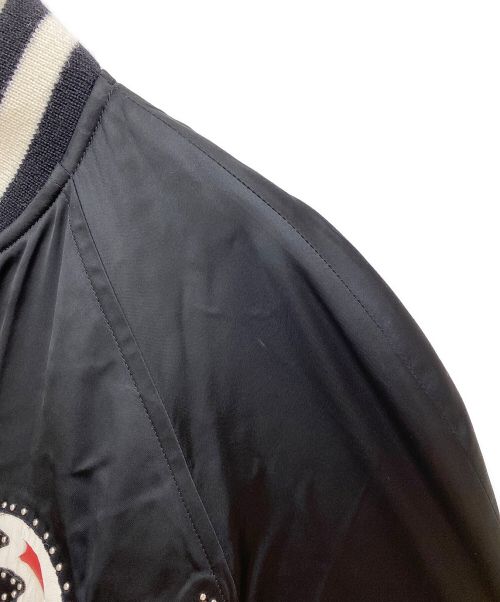 CELINE（セリーヌ）CELINE (セリーヌ) 22SS ×タイラー・チルドレス エンブロイダリー テディジャケット ブラック サイズ:46の古着・服飾アイテム