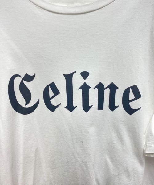 CELINE（セリーヌ）CELINE (セリーヌ) 22SS ゴシックTシャツ/コットンジャージー ホワイト サイズ:Sの古着・服飾アイテム