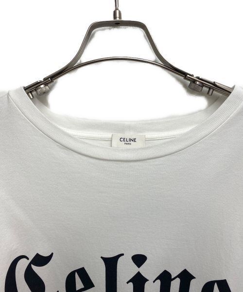 CELINE（セリーヌ）CELINE (セリーヌ) 22SS ゴシックTシャツ/コットンジャージー ホワイト サイズ:Sの古着・服飾アイテム