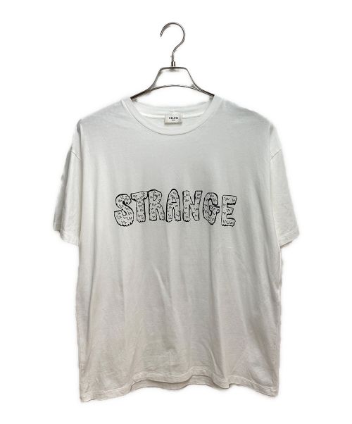 CELINE（セリーヌ）CELINE (セリーヌ) ×マーメイド ヘックス アーティストプリント ルーズTシャツ / コットンジャージー ホワイト サイズ:Sの古着・服飾アイテム