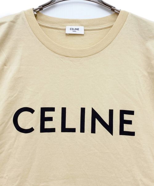 CELINE（セリーヌ）CELINE (セリーヌ) ルーズ Tシャツ / コットンジャージー ジョーヌパール×ブラック サイズ:Sの古着・服飾アイテム