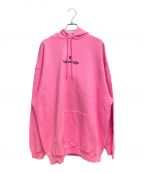 BALENCIAGAバレンシアガ）の古着「SPONSOR MEDIUM FIT HOODIE」｜ピンク