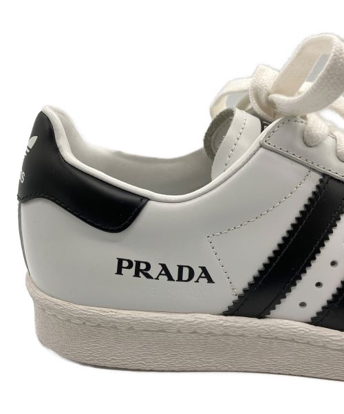 PRADA（プラダ）PRADA×adidas (プラダ × アディダス) スニーカー ホワイト×ブラック サイズ:23の古着・服飾アイテム