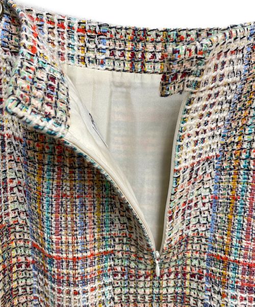 CHANEL（シャネル）CHANEL (シャネル) ツイードセットアップスーツ マルチカラー サイズ:36の古着・服飾アイテム