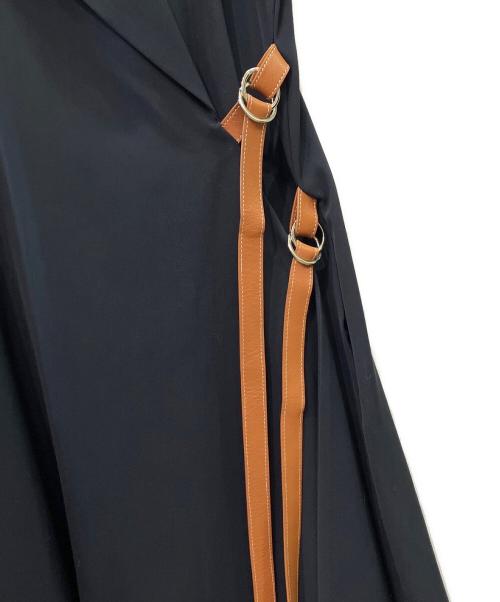 LOEWE（ロエベ）LOEWE (ロエベ) ラップフロントワンピース ネイビー サイズ:38の古着・服飾アイテム